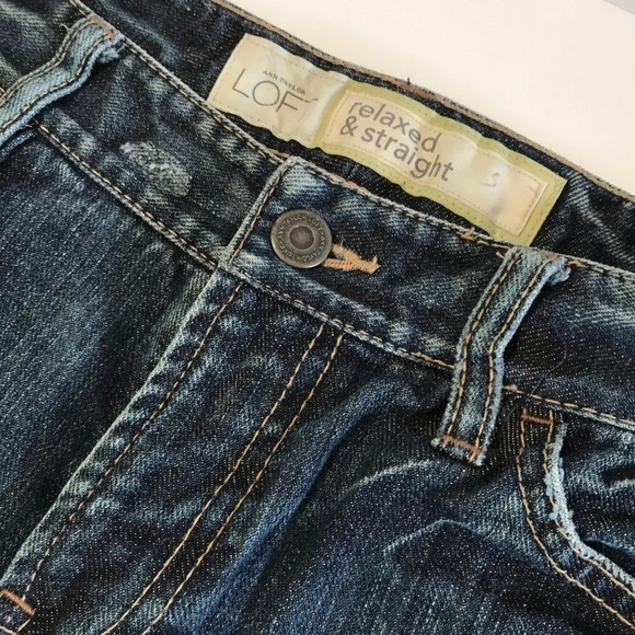 LOFT Denim - Ann Taylor Loft relaxed and straight blue jeans